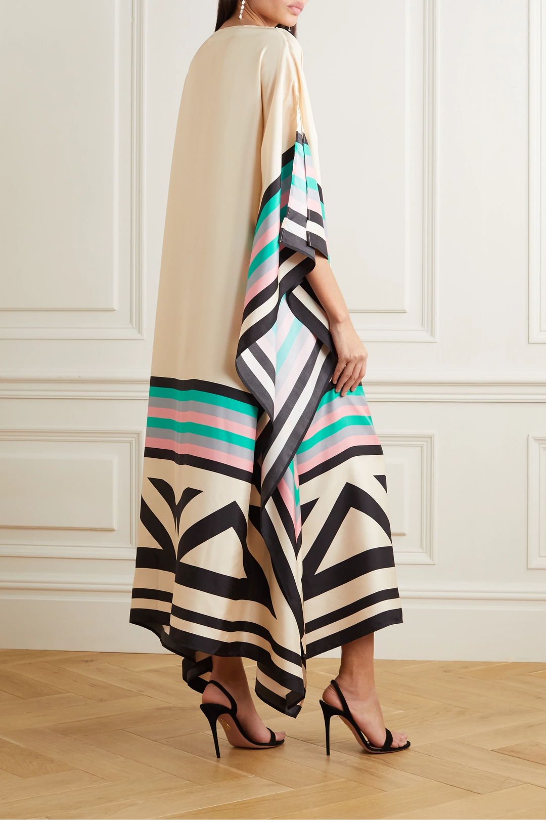 Valarie™ | Elegant Geometric Print Caftan