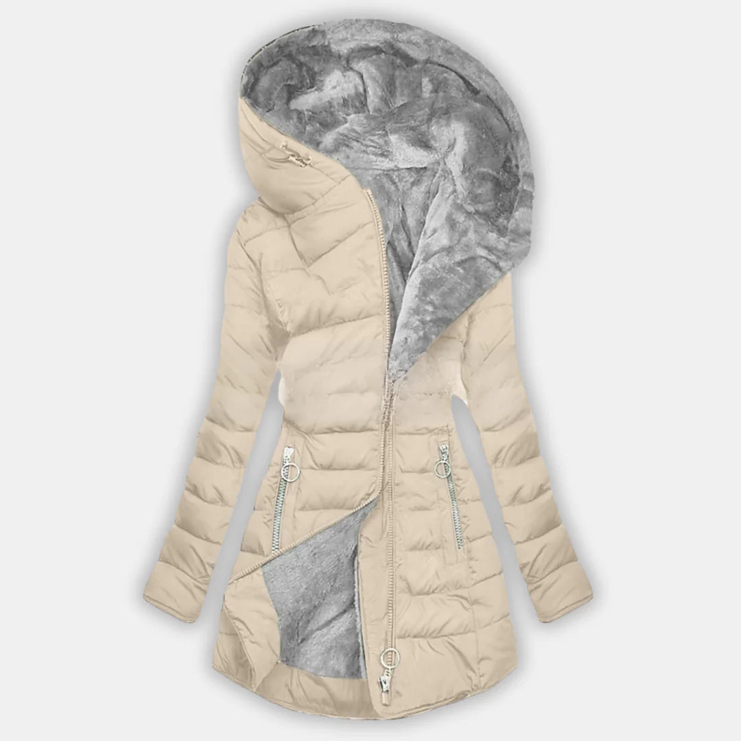 Kylie - Cozy fur-lined coat