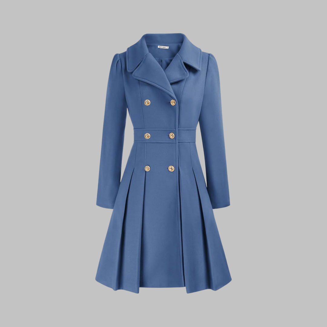 Dami | Women's Fit and Flare Double-Breasted Coat