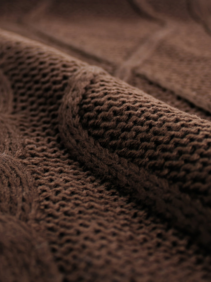 Wrenley | Women's Cable Knit V-Neck Sweater Vest