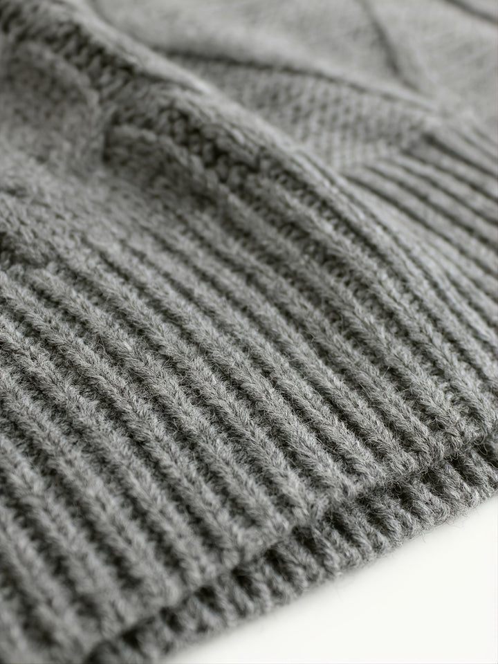 Wrenley | Women's Cable Knit V-Neck Sweater Vest