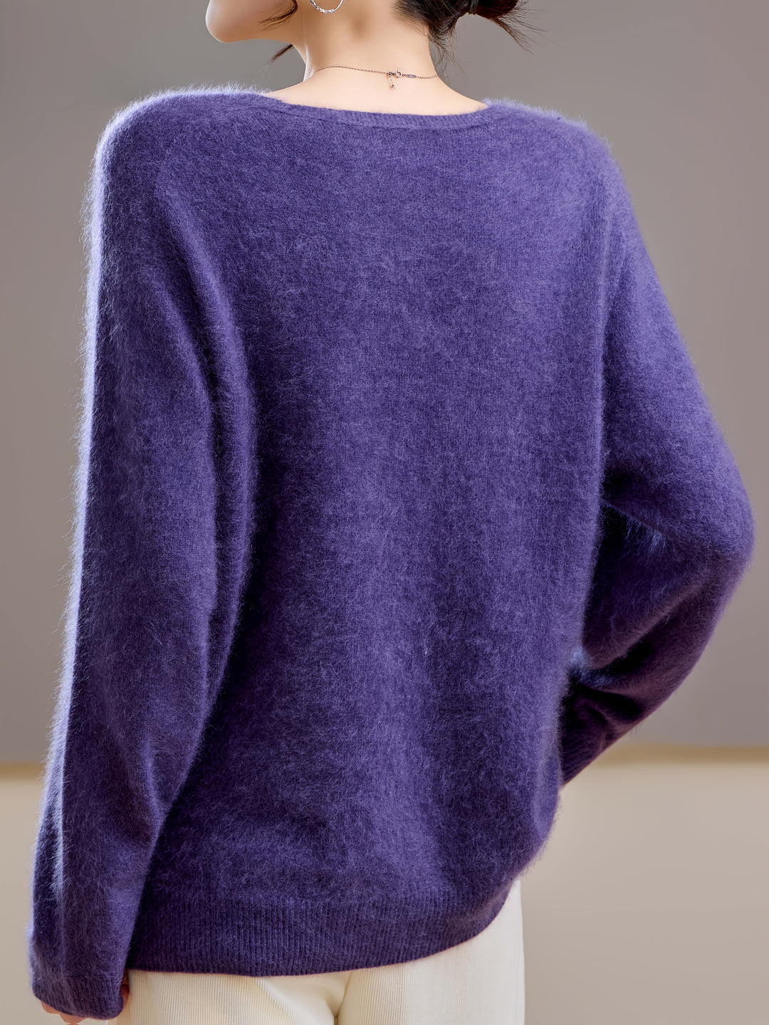 Colette | Women's Cashmere Wool Blend V-Neck Sweater