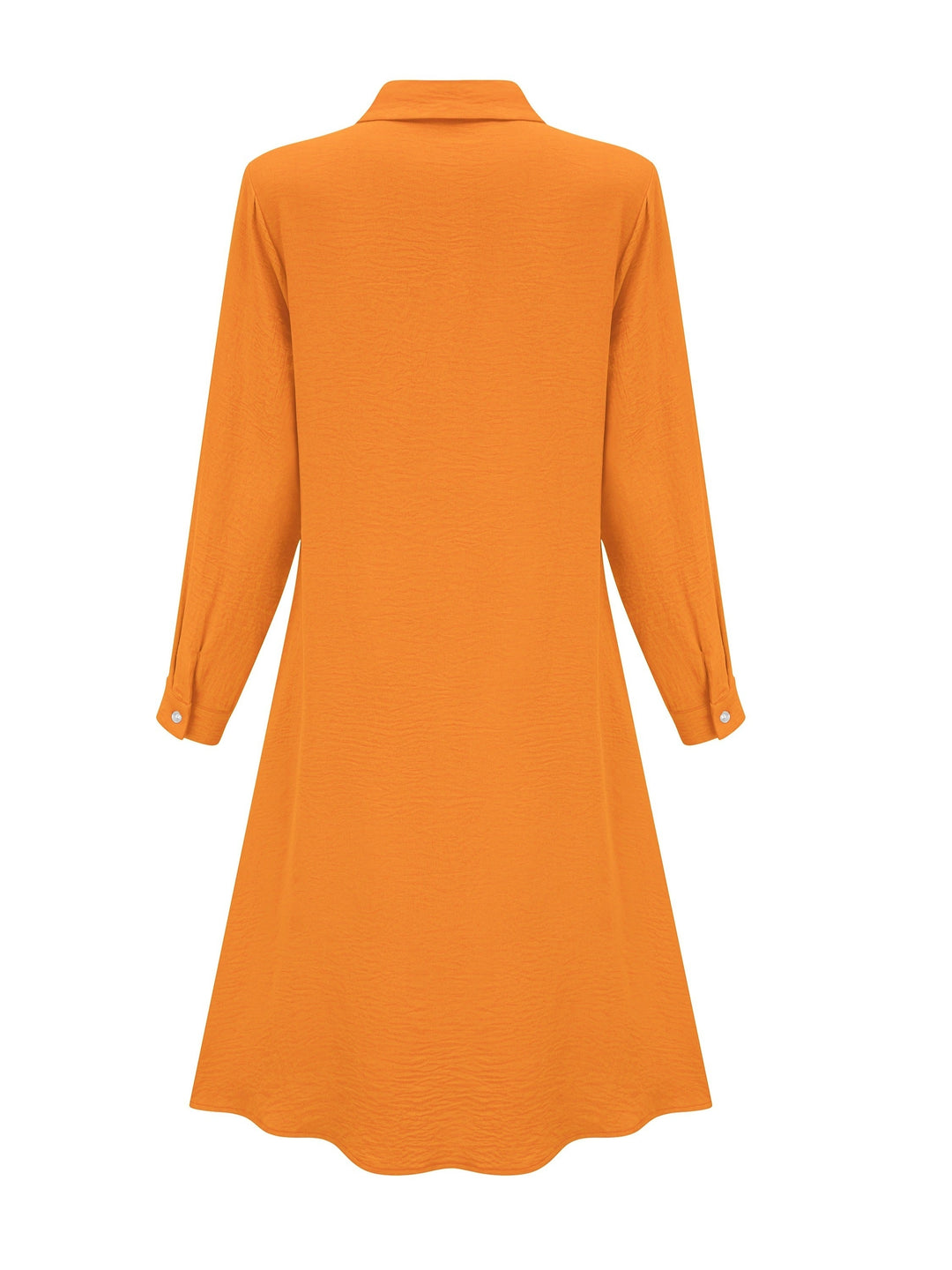 Paloma™-Plain Colour Button Front Shirt Dress