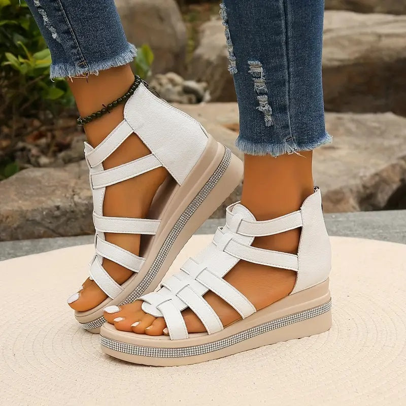 CHELSEA - Elegant Wedge Sandals