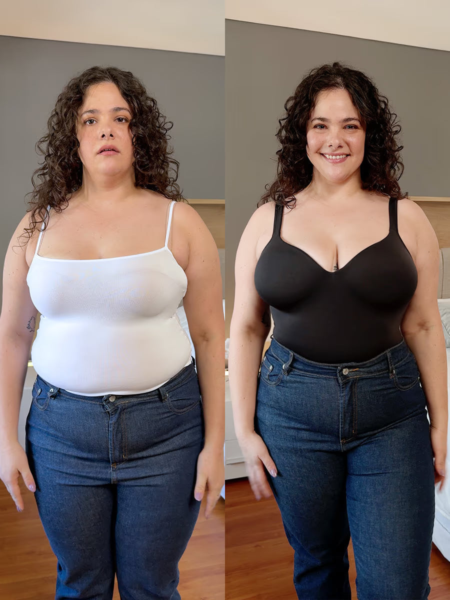 Sloane - Shaping tank top with built-in bra