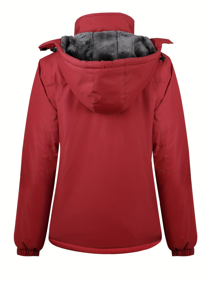 Sierra | Women's Waterproof Ski Jacket with Fleece-Lined Hood