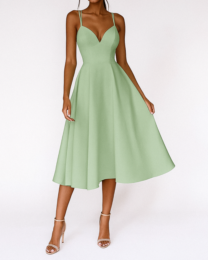 very special double lined midi dress Very Special Double Lined Midi Dress - Mint