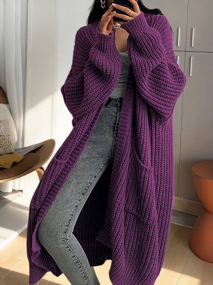 Isadora | Women's Oversized Longline Duster Cardigan with Pockets