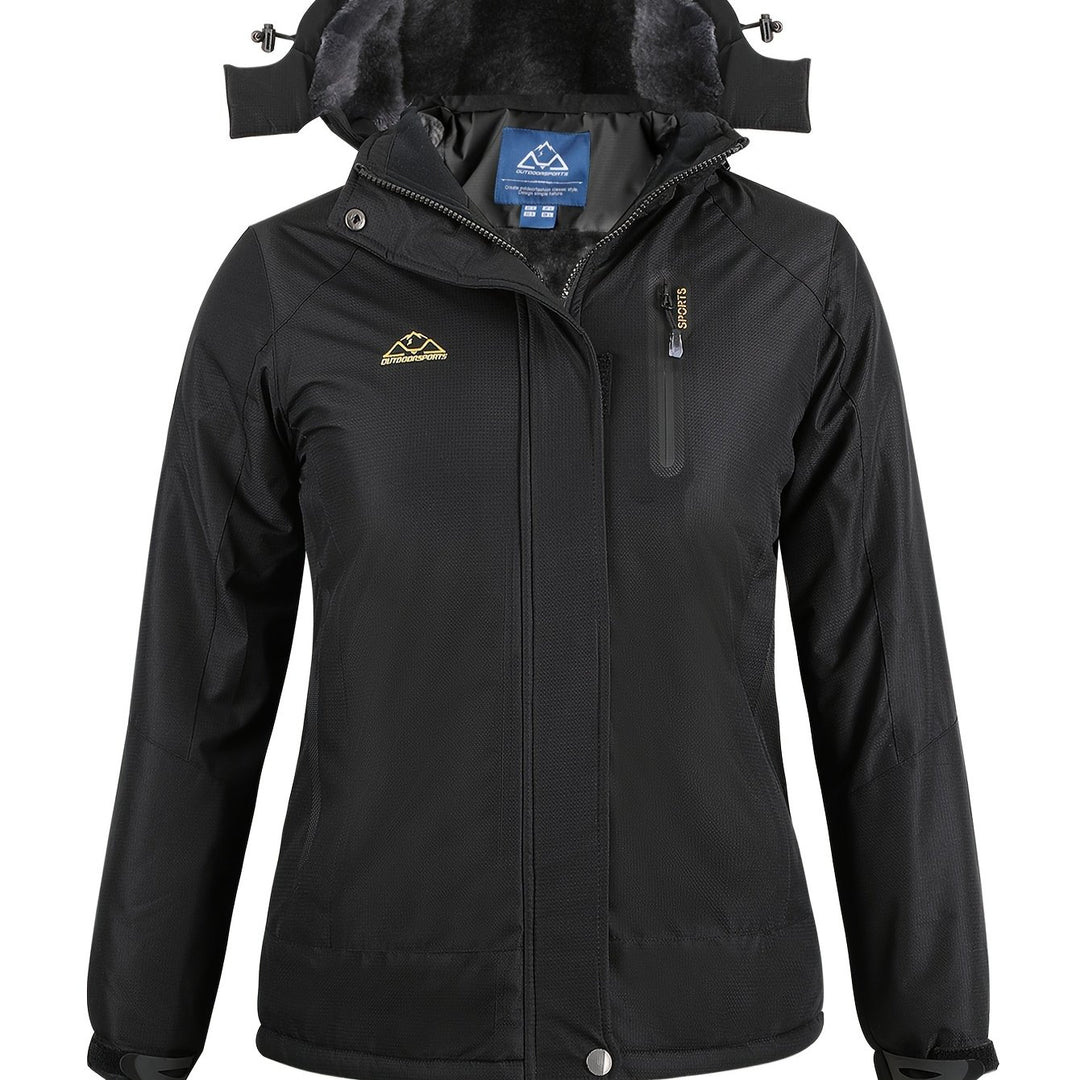 Sierra | Women's Waterproof Ski Jacket with Fleece-Lined Hood