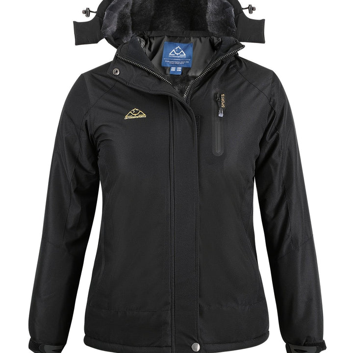 Wren | Women's Insulated Waterproof Ski Jacket with Fur-Lined Hood