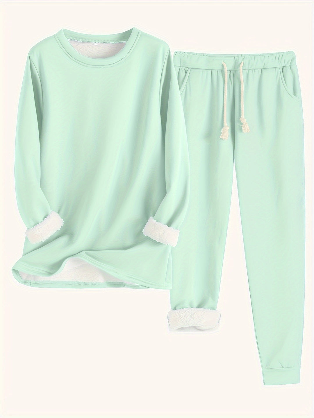 Wren | Women's Fleece-Lined Sweatshirt and Jogger Set