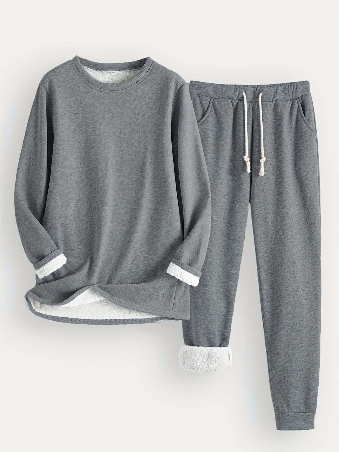 Wren | Women's Fleece-Lined Sweatshirt and Jogger Set