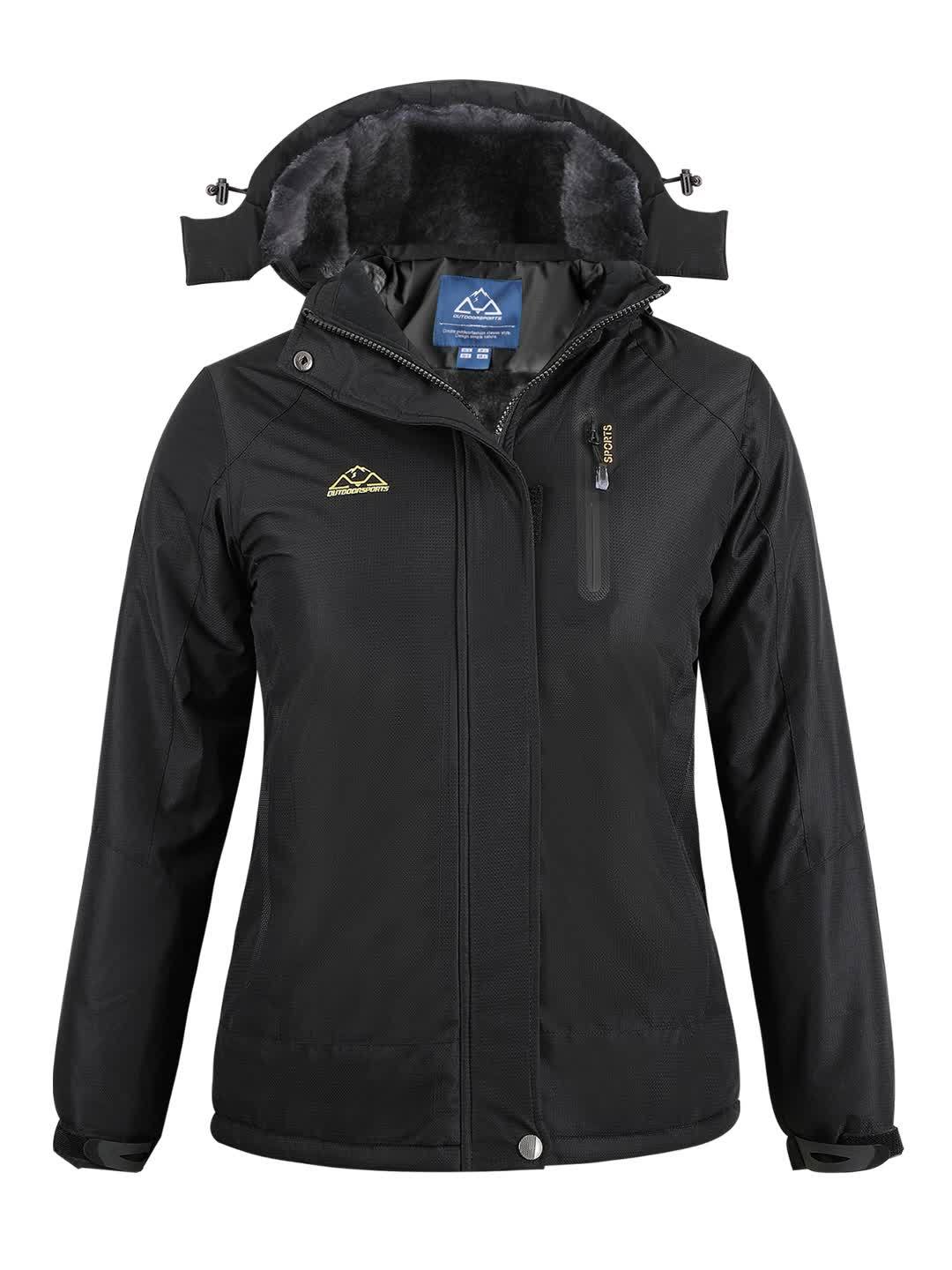 Sierra | Women's Waterproof Ski Jacket with Fleece-Lined Hood