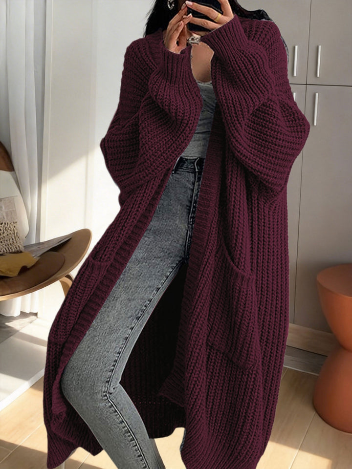Isadora | Women's Oversized Longline Duster Cardigan with Pockets