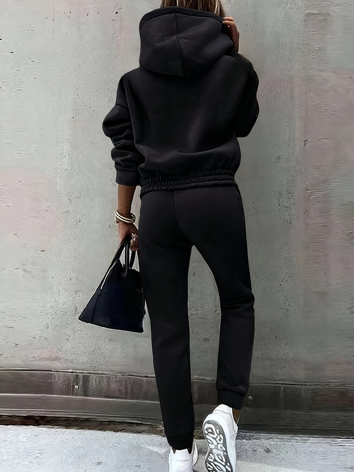 Isla | Women's Hooded Sweatshirt and Slim Jogger Set