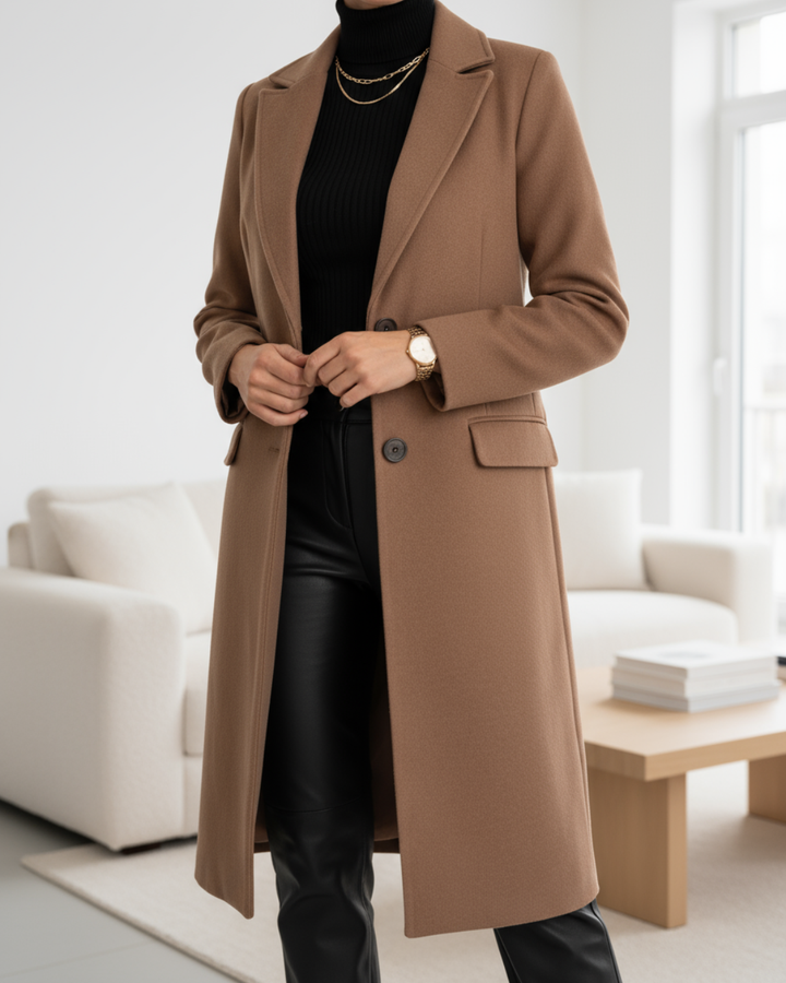 Anthea | Women's Classic Long Overcoat
