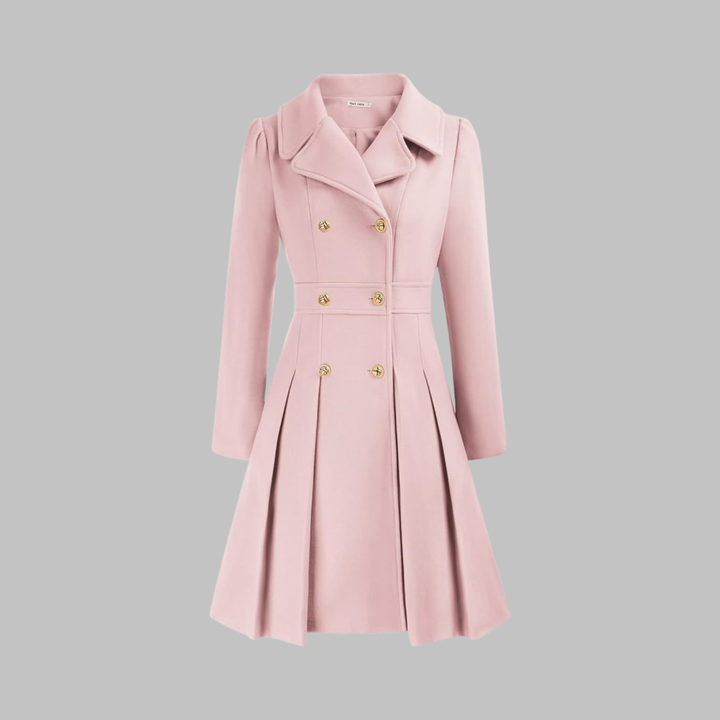Dami | Women's Fit and Flare Double-Breasted Coat