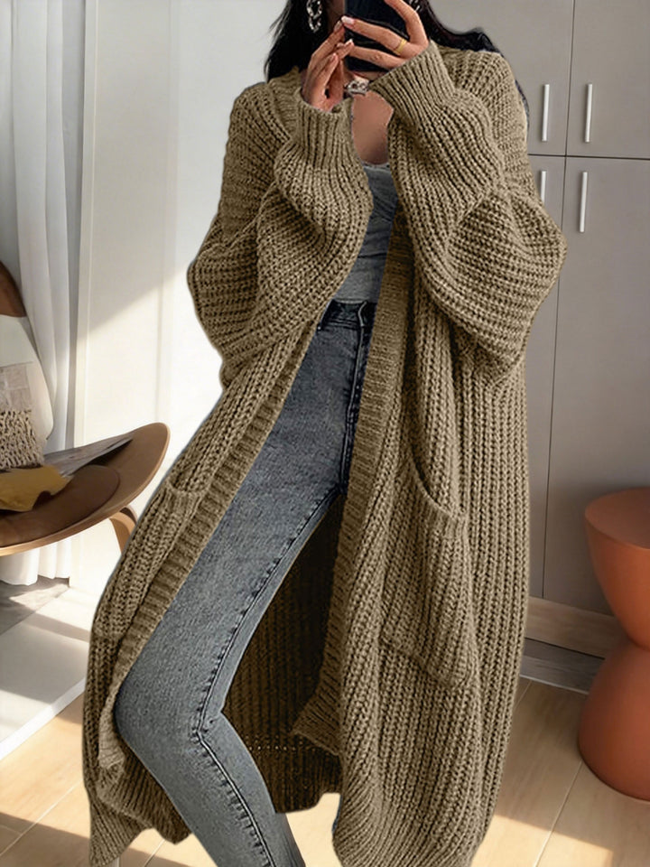 Isadora | Women's Oversized Longline Duster Cardigan with Pockets