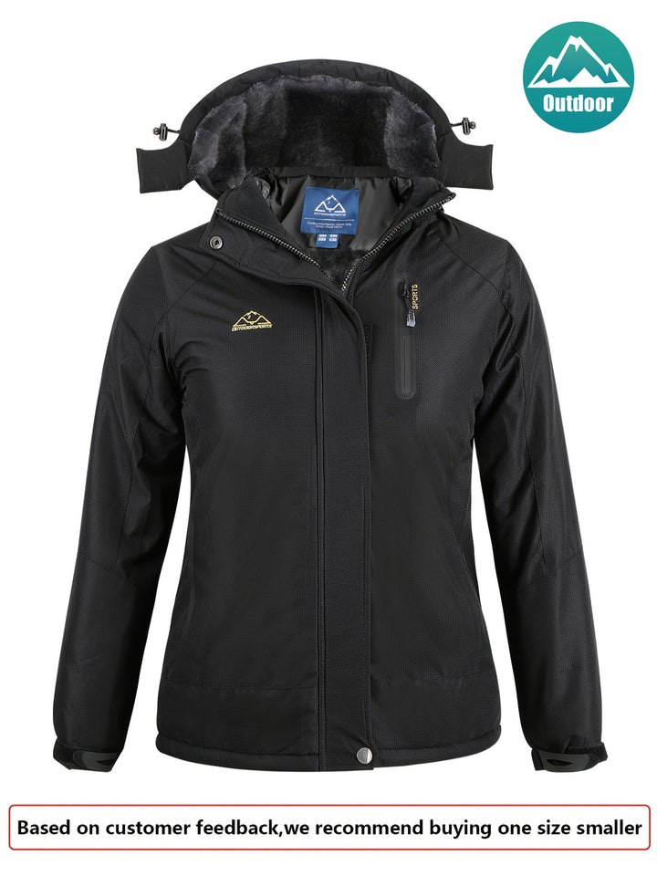 Sierra | Women's Waterproof Ski Jacket with Fleece-Lined Hood