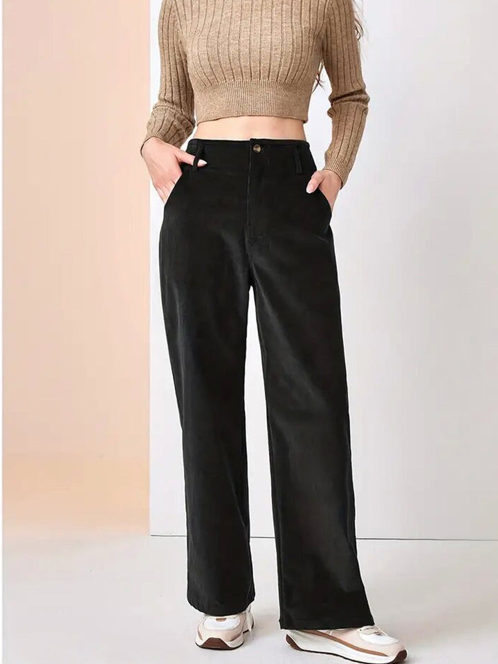 Verity | Women's Relaxed Wide-Leg Corduroy Pants