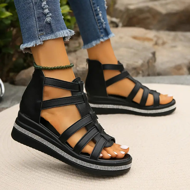 CHELSEA - Elegant Wedge Sandals