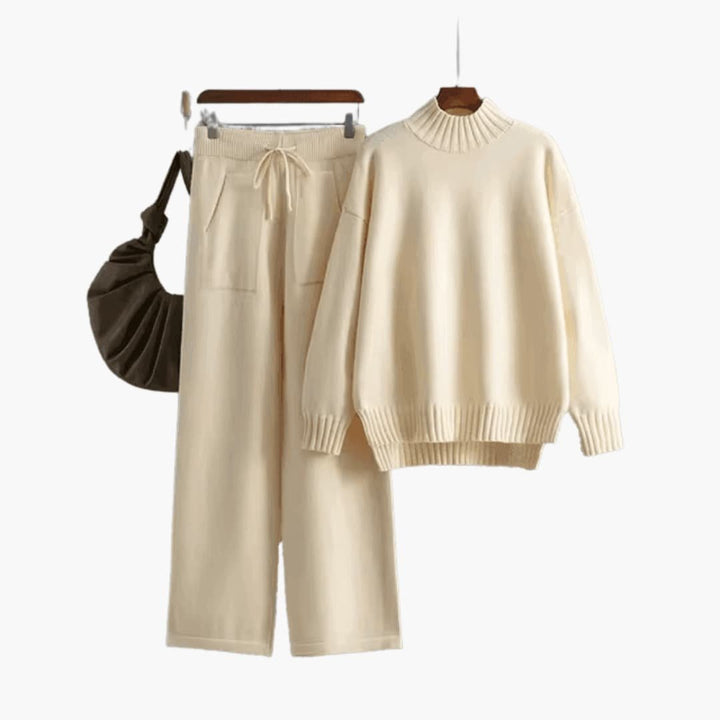 Faustine | Women's Mock Neck Sweater Set