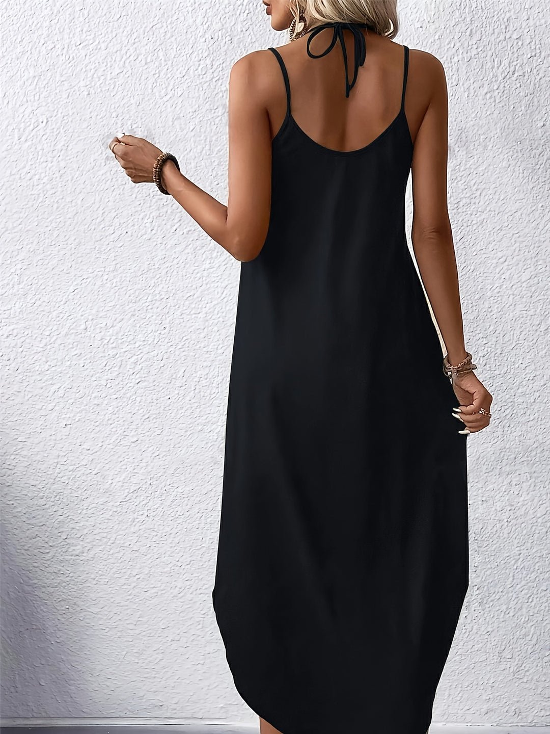 Floral Print Slit Cami Maxi Dress for Vacation Style