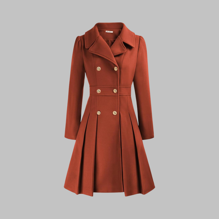 Dami | Women's Fit and Flare Double-Breasted Coat