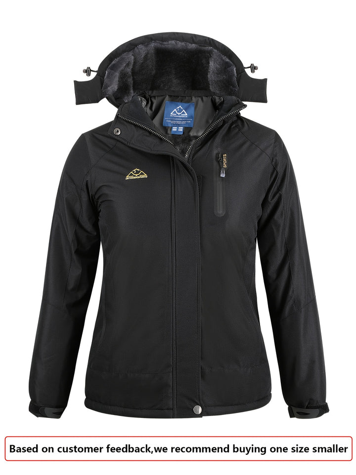 Sierra | Women's Waterproof Ski Jacket with Fleece-Lined Hood