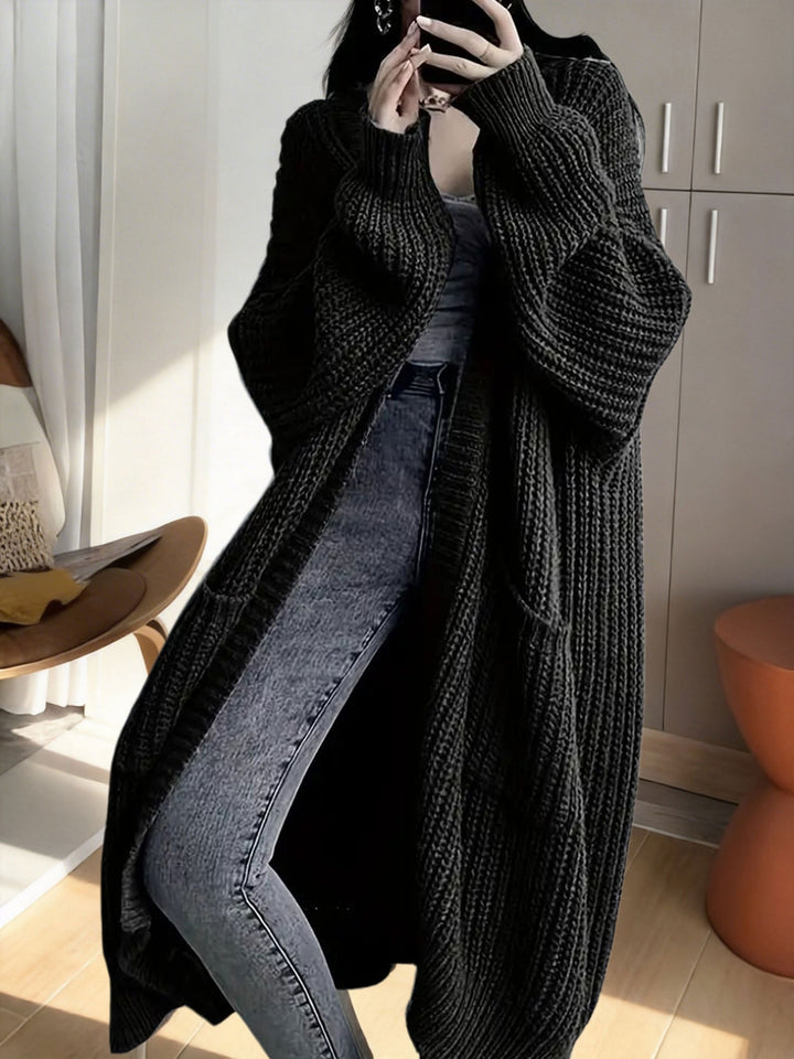 Isadora | Women's Oversized Longline Duster Cardigan with Pockets