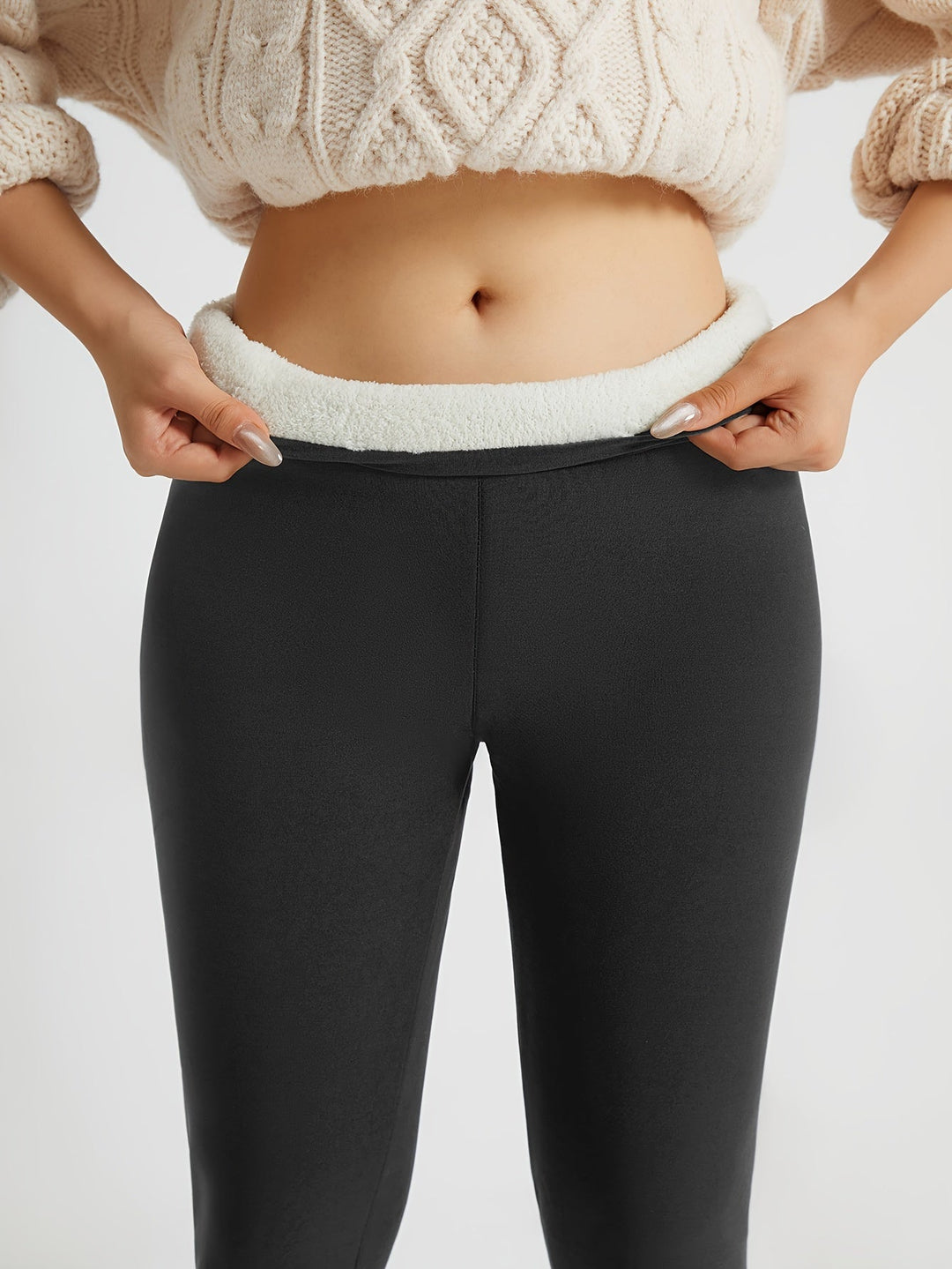 Everly | Women's High-Waist Fleece-Lined Winter Leggings