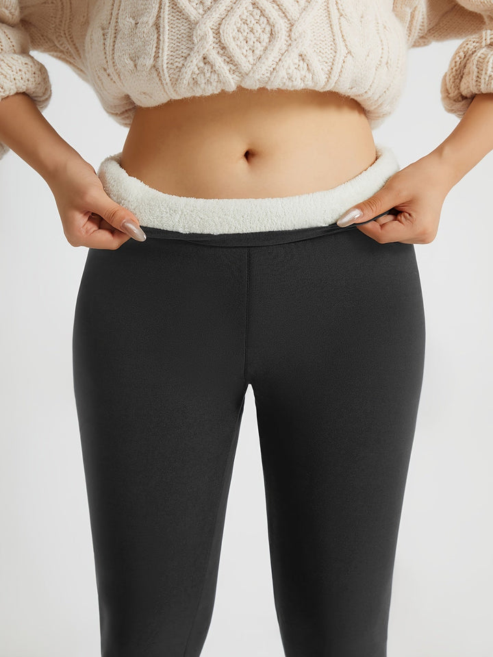 Everly | Women's High-Waist Fleece-Lined Winter Leggings
