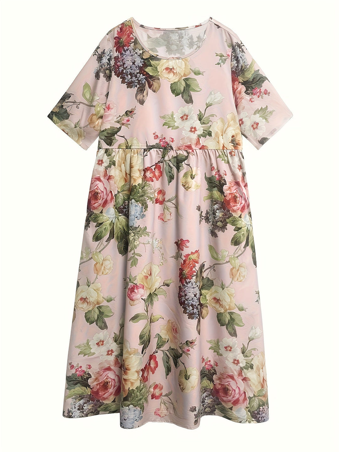 Phoebe™-Floral Print Maxi Dress