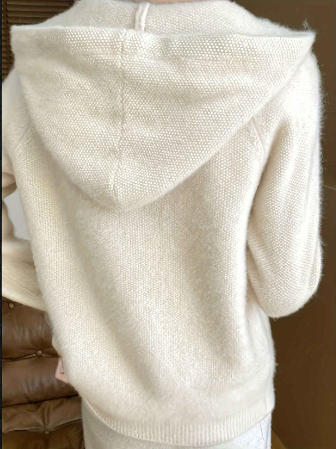 Wren | Women's Hooded Zip-Up Cardigan for Cosy Autumn/Winter Layering