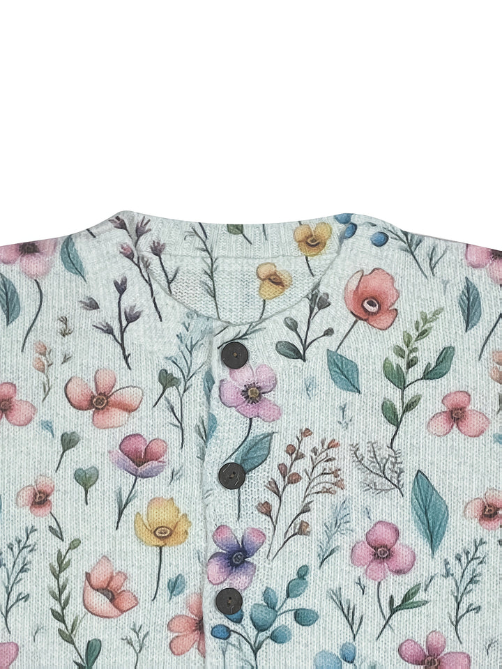 Fetiya-Floral Print Cardigan