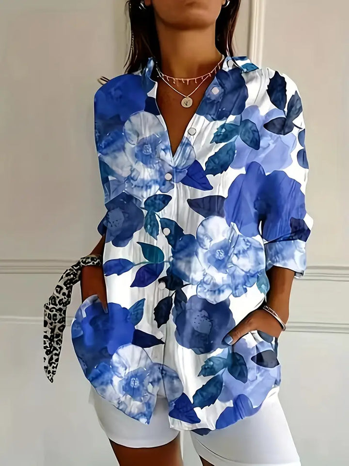 Shyla™ - Stylish Floral Blouse