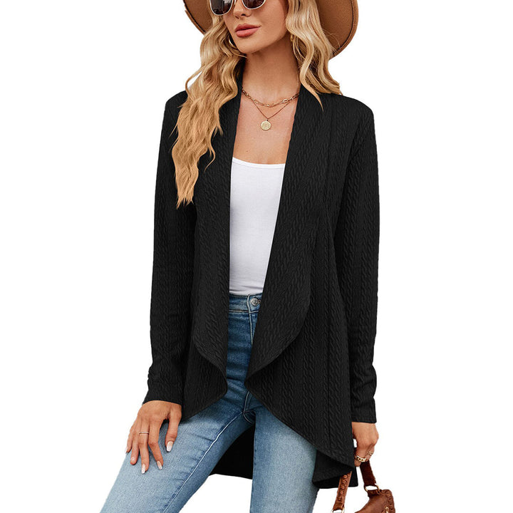 Chloe | Women's Cable Knit Waterfall Cardigan