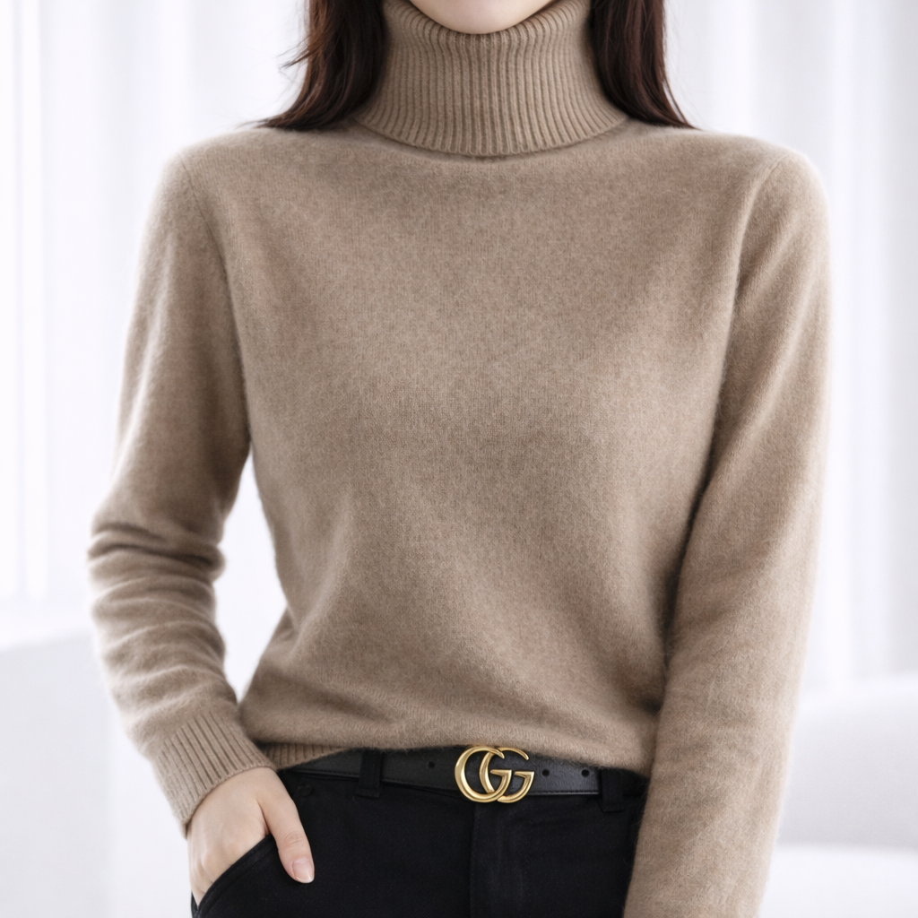 Sienna | Women's Ribbed Turtleneck Sweater