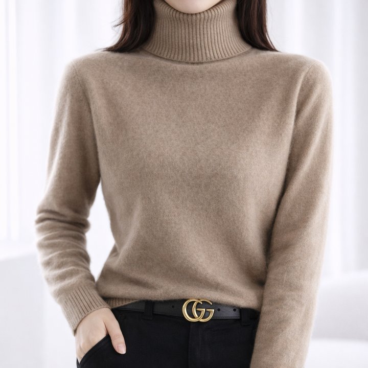 Sienna | Women's Ribbed Turtleneck Sweater