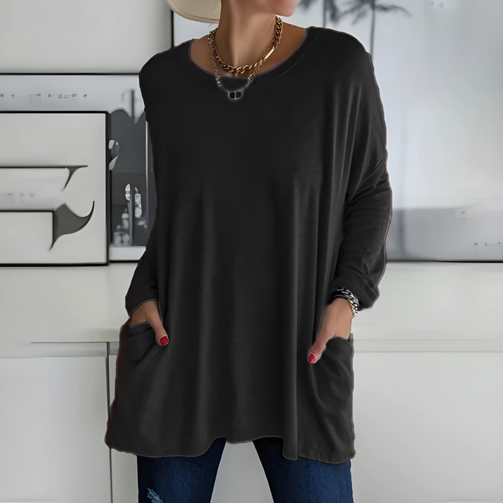Aelira | Relaxed Long Sleeve Top