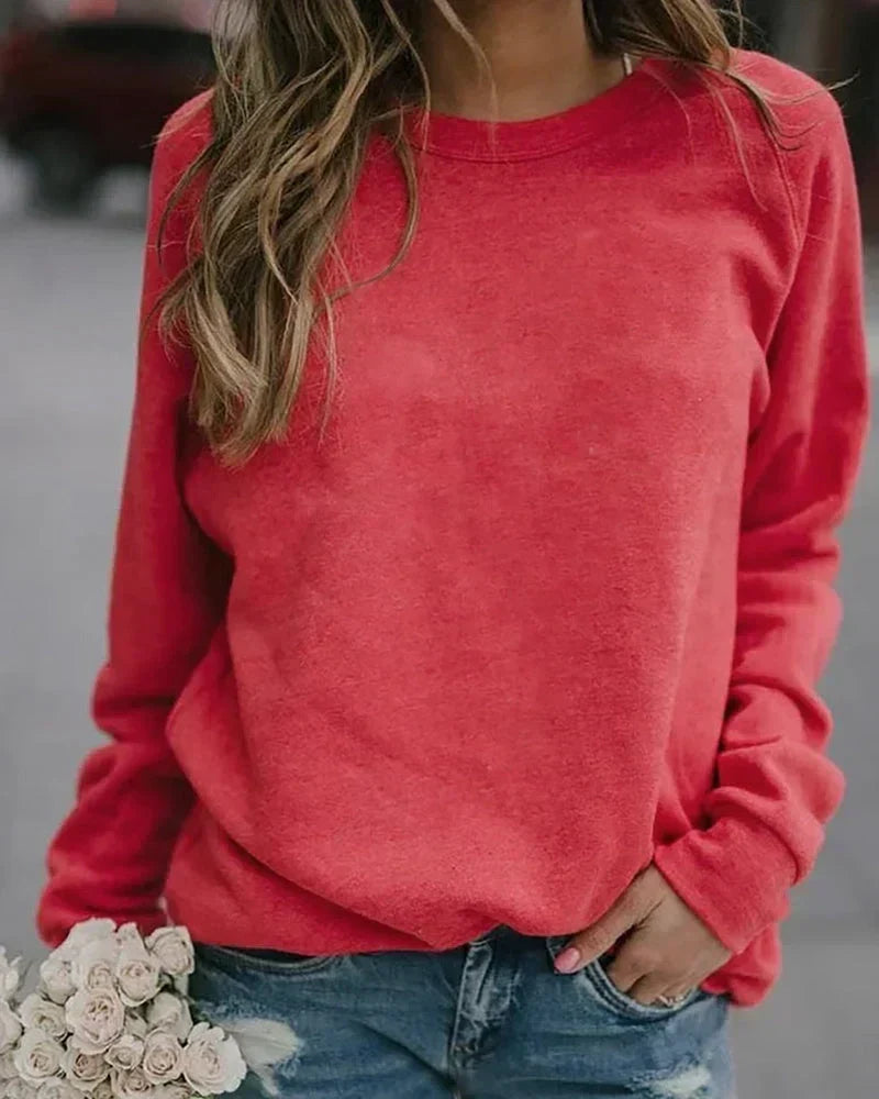 Zélie | Women's Relaxed Raglan Crew Neck Sweatshirt
