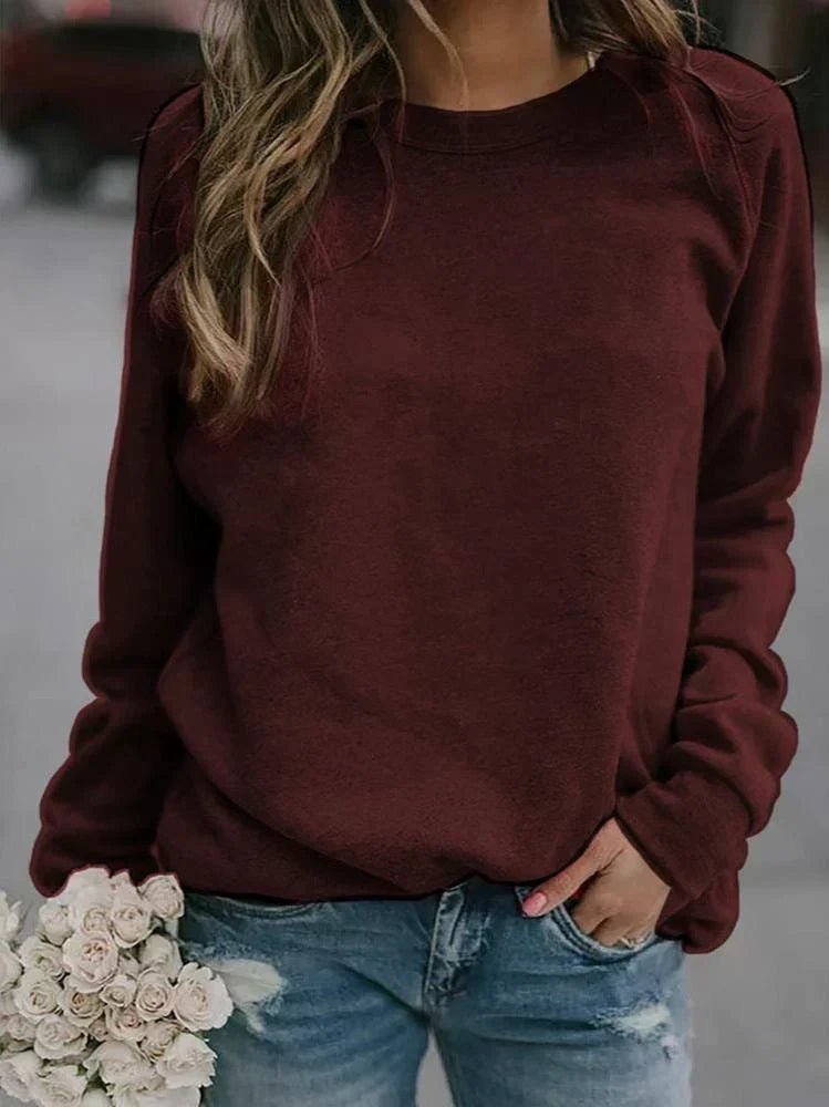 Zélie | Women's Relaxed Raglan Crew Neck Sweatshirt