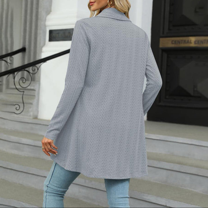 Chloe | Women's Cable Knit Waterfall Cardigan