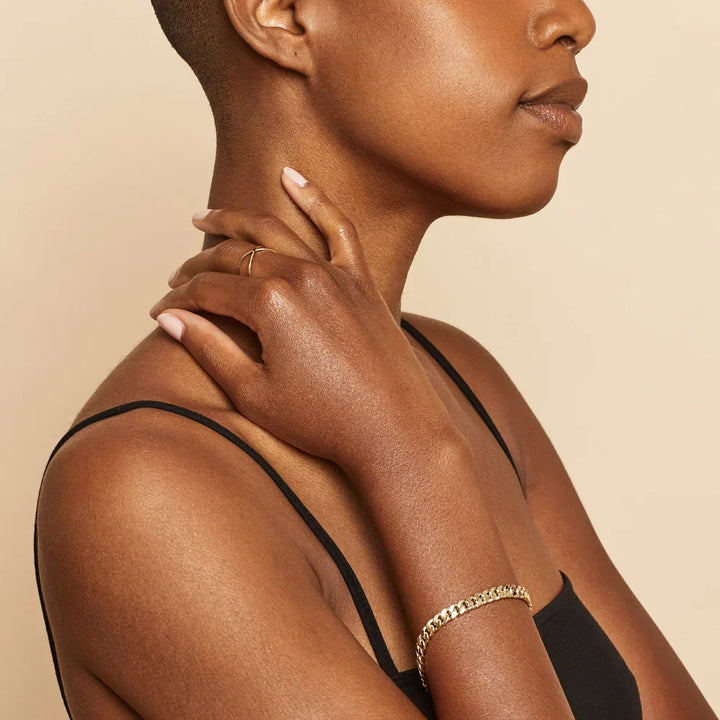 Estate Cuban Bracelet | Gold 16k