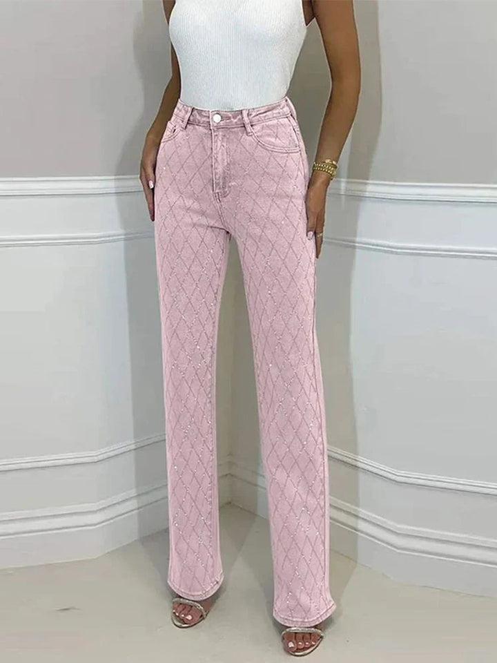 Jeans Eleganti Donna con Strass | Stile e Comfort