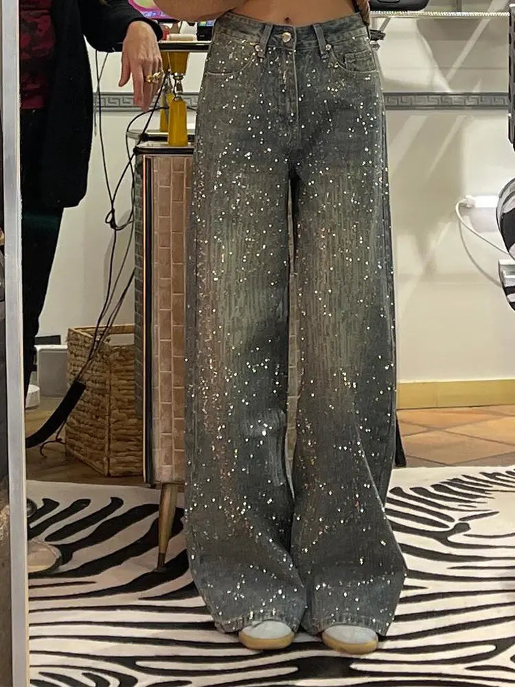 Jeans Eleganti | Stile Hip-Hop con Strass