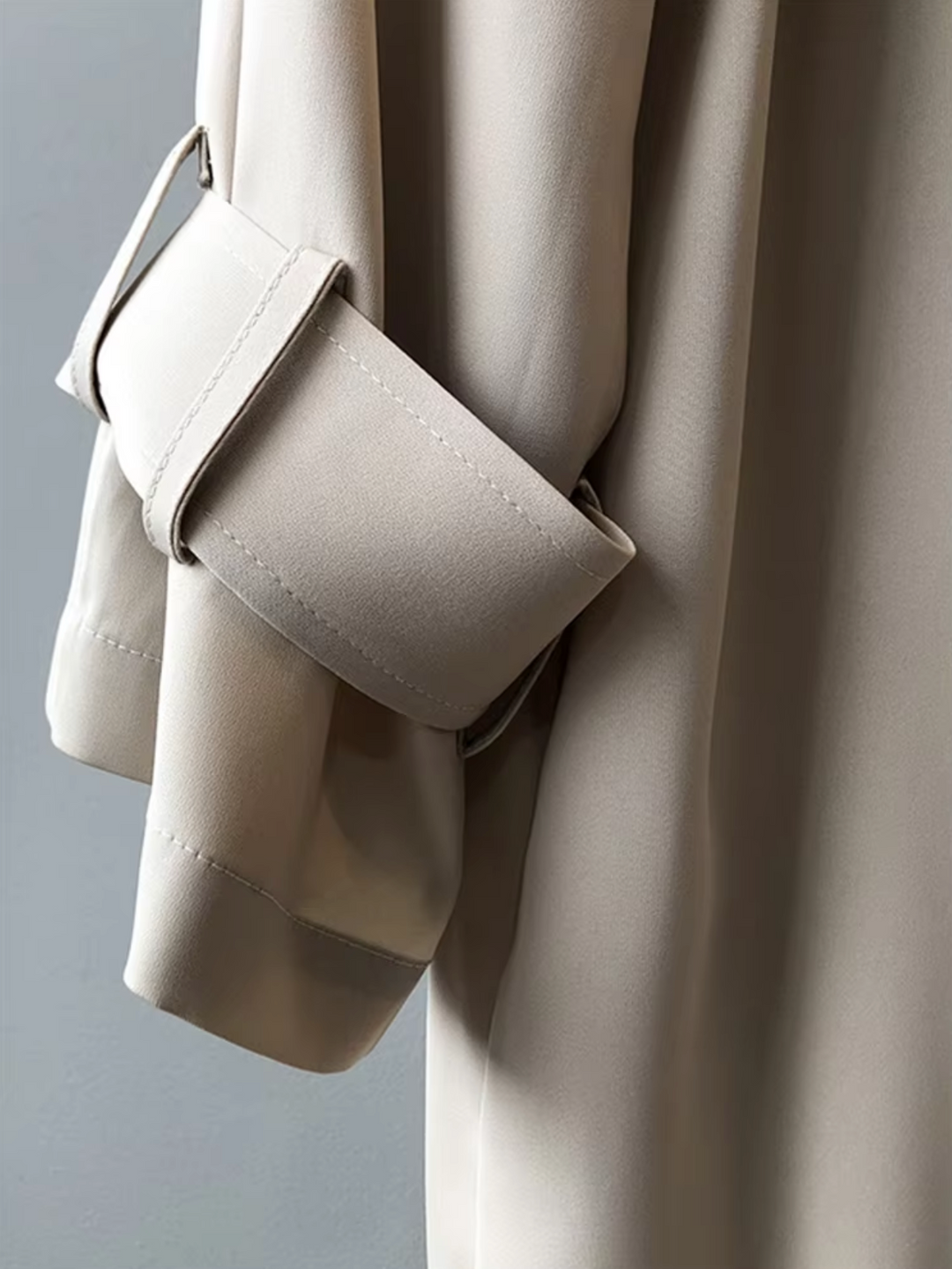 Odessa | Women's Double-Breasted Trench Coat with Buckled Cuffs