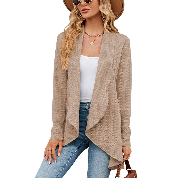 Chloe | Women's Cable Knit Waterfall Cardigan