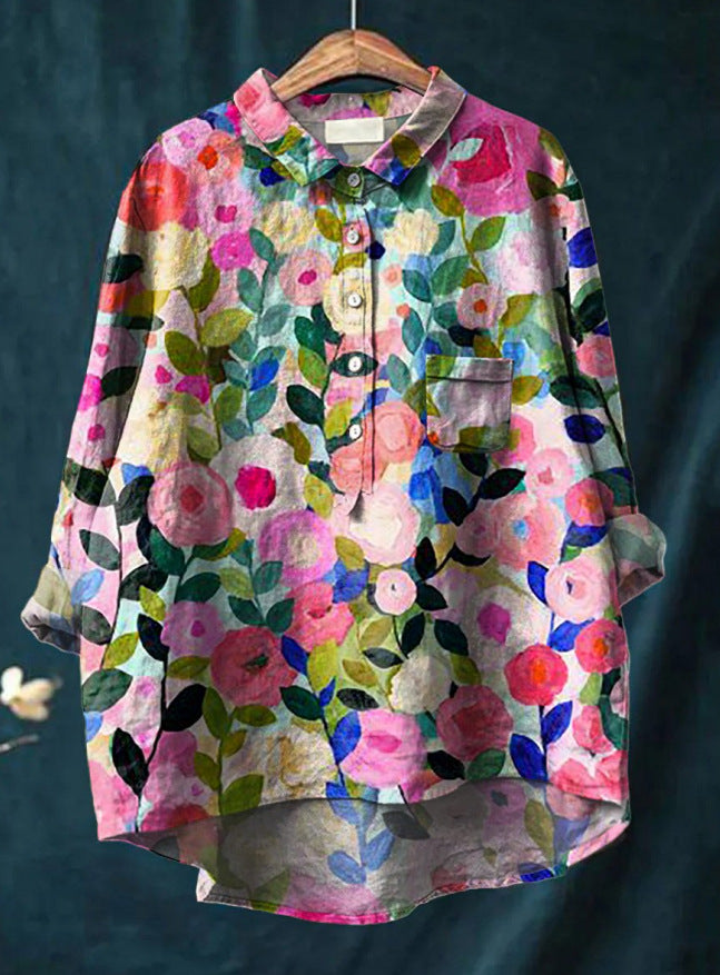FLORAL AMELE | BLOUSE