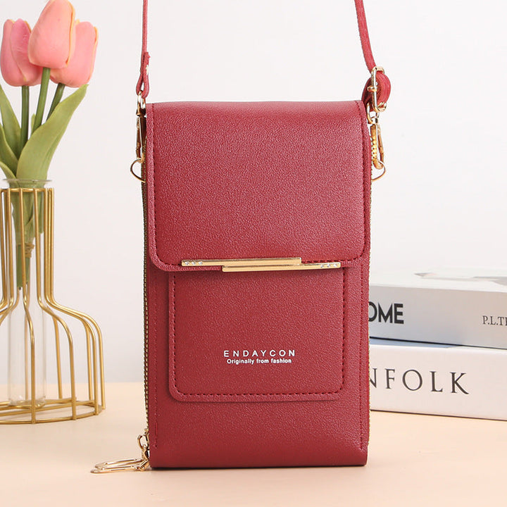 Ciara - Stylish Mobile Phone Messenger Bag With Touch Screen